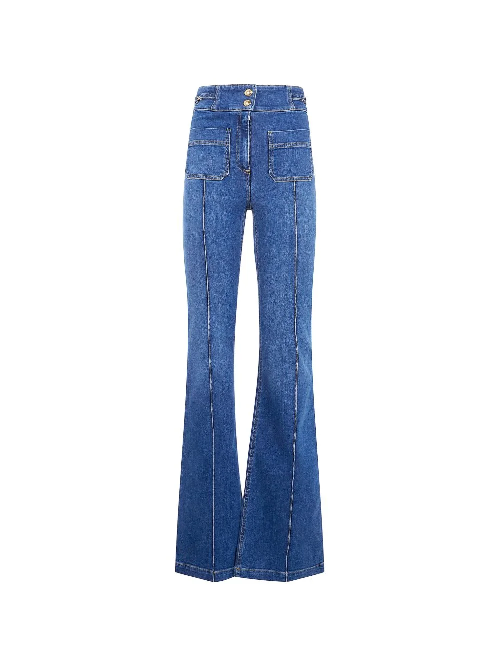 front-pocket denim - 1