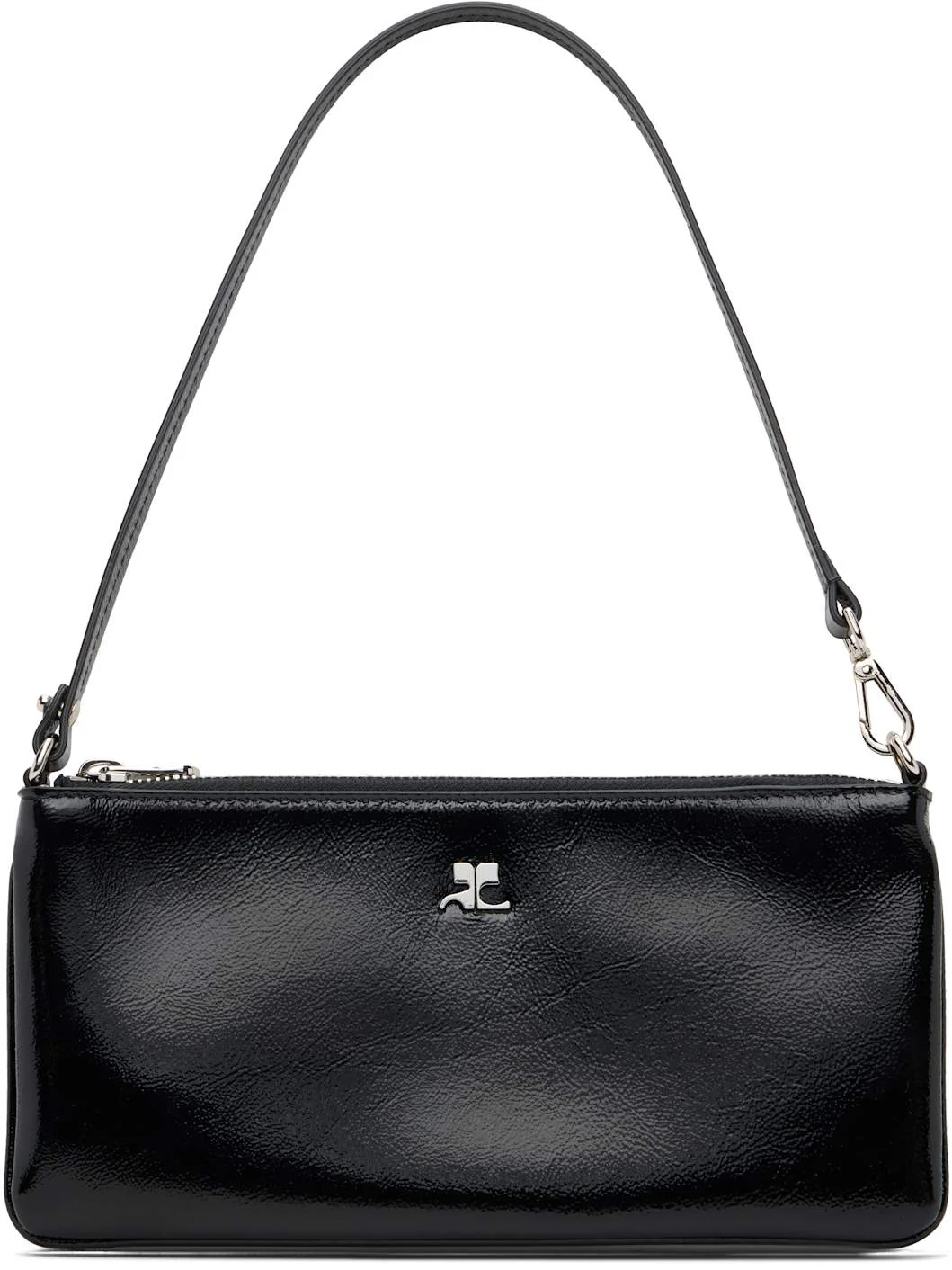 Black Zipped Naplack Pouch - 1