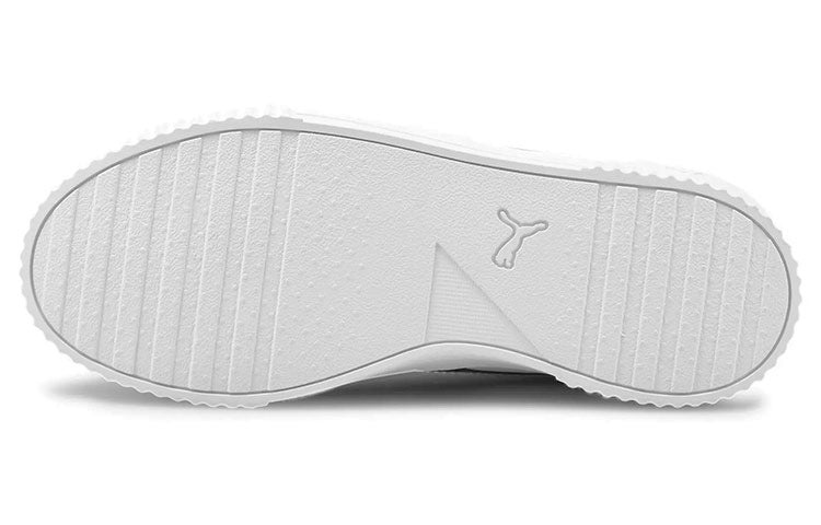 (WMNS) PUMA Carina Crew 'White Black' 374903-05 - 6