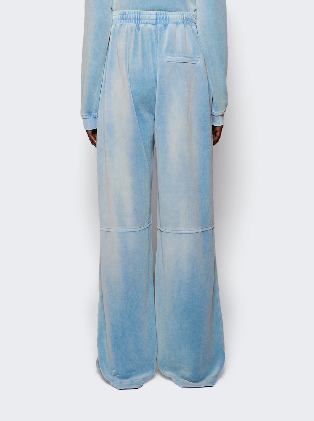 Track Pant Washed Light Blue - 5