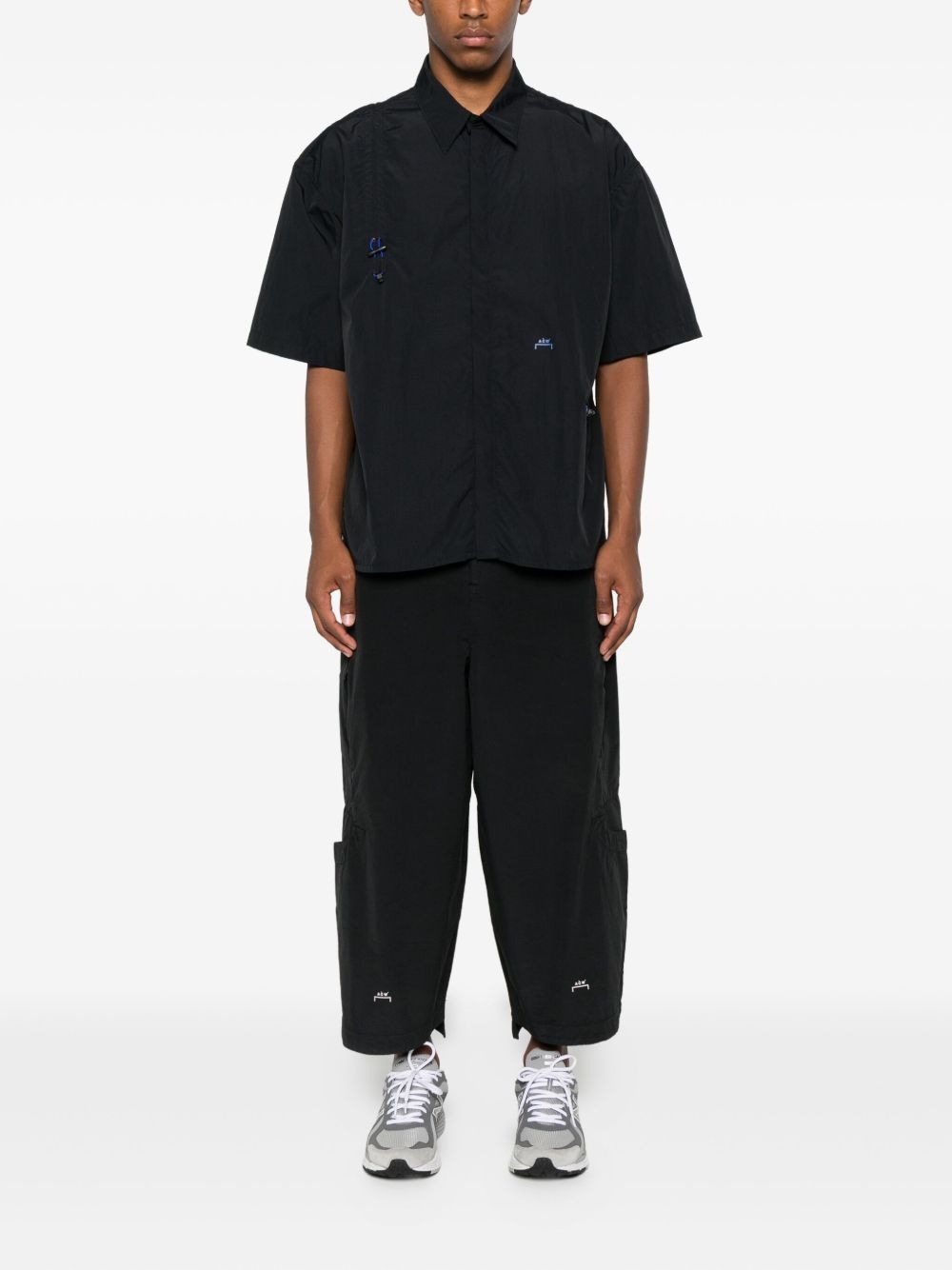 short-sleeve clasp shirt - 2