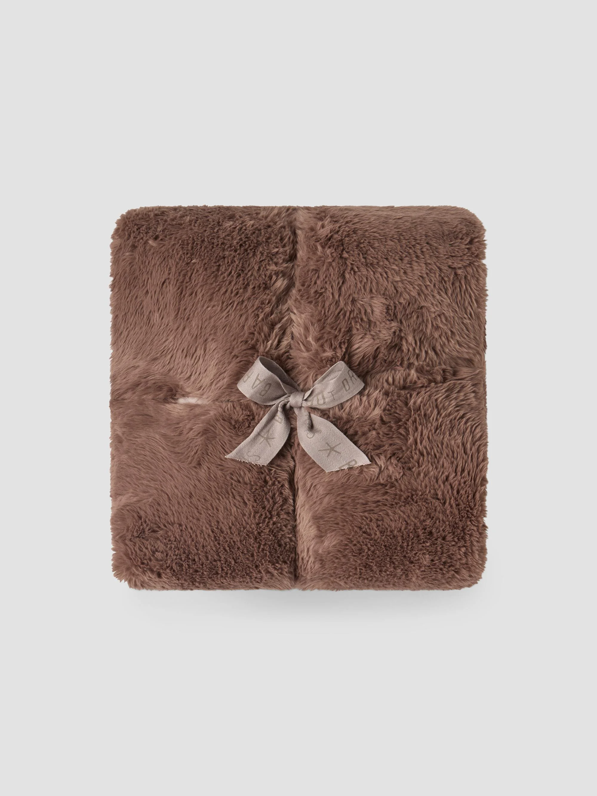 Cloud Faux Fur Throw - Sable - 1