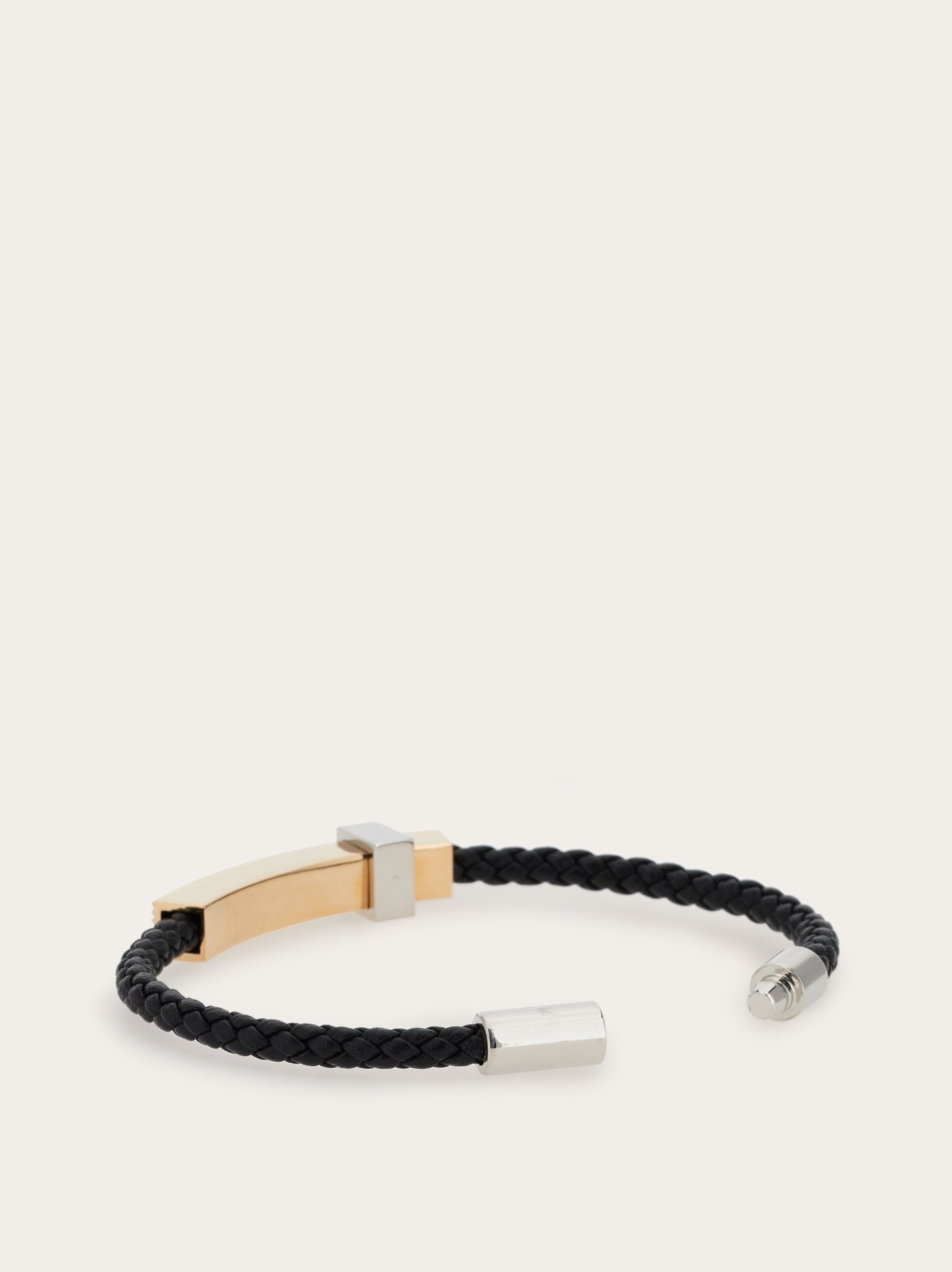 Braided bracelet with band - (M) - 4