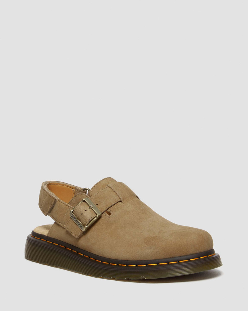 Dr. Martens Jorge II Tumbled Nubuck Leather Slingback Mules outlook