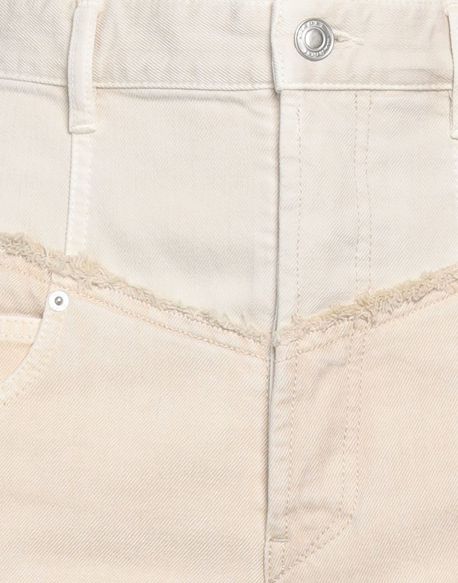 Beige Women's Denim Pants - 4
