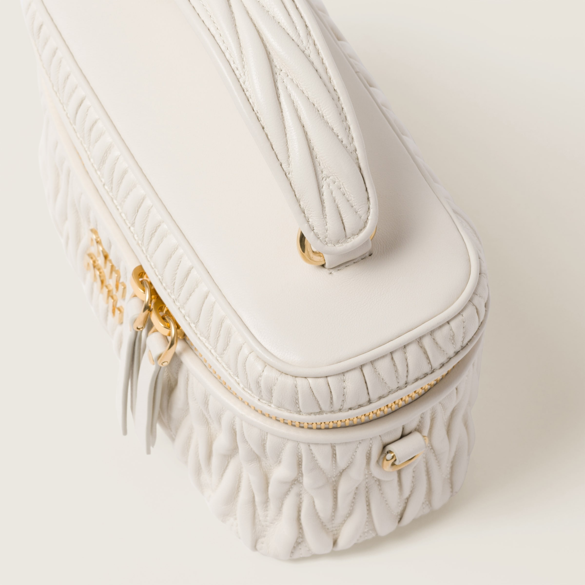 Matelassé nappa leather shoulder bag - 7