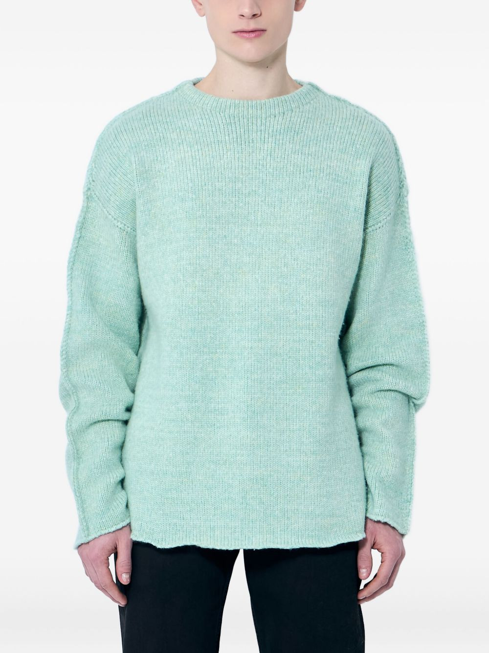 ribbed sweater - 1
