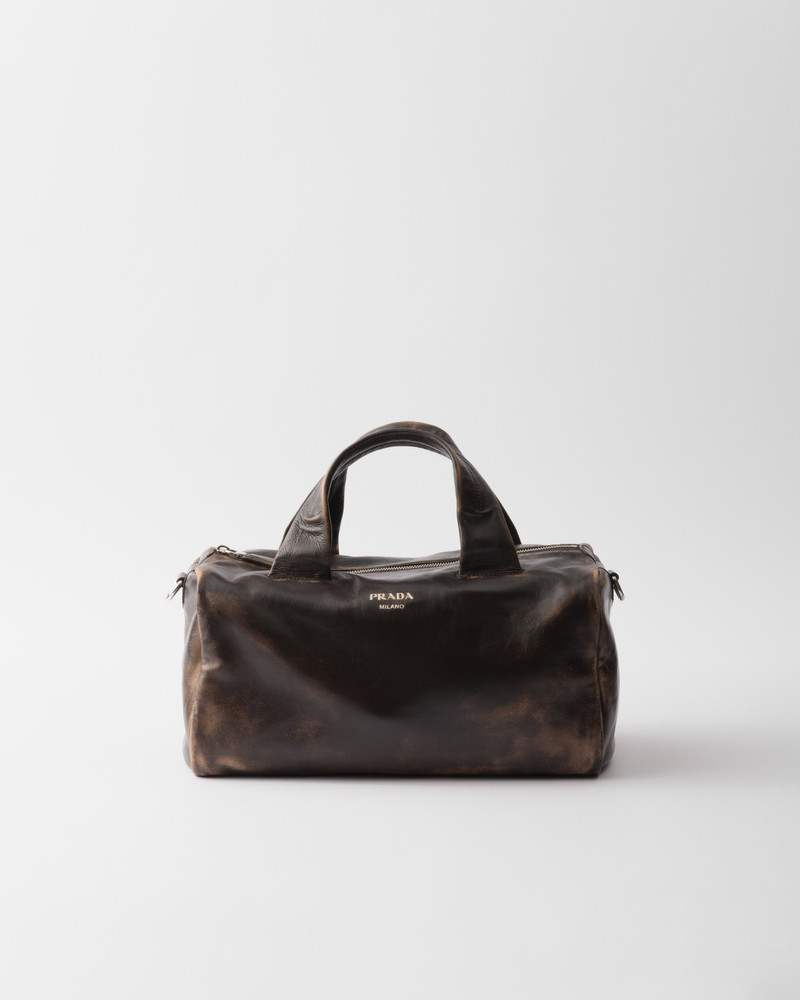 Nappa leather duffle bag 1