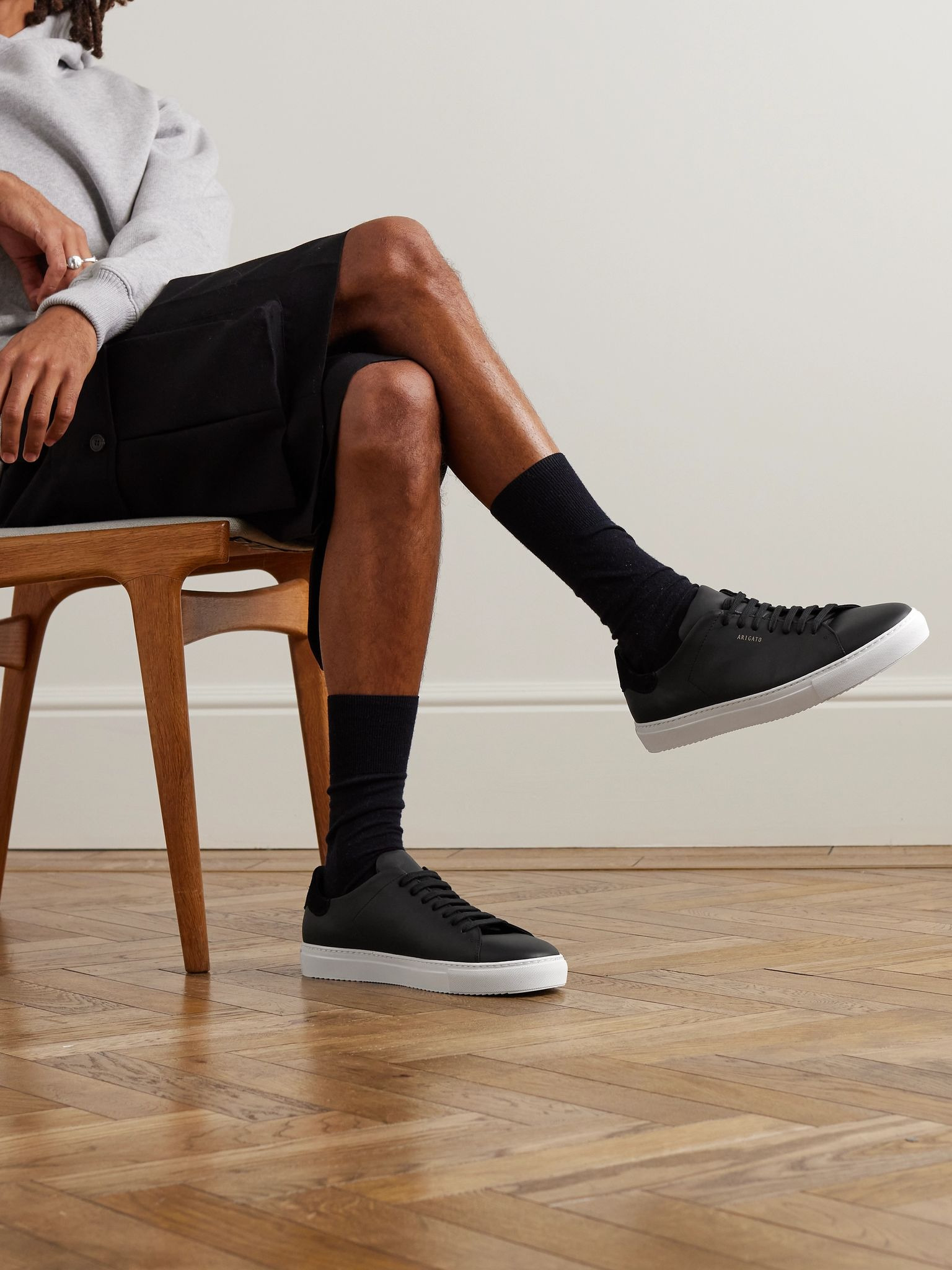 Clean 90 Leather Sneakers Black - 2