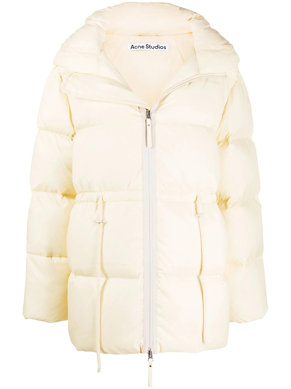 hooded puffer coat - 1