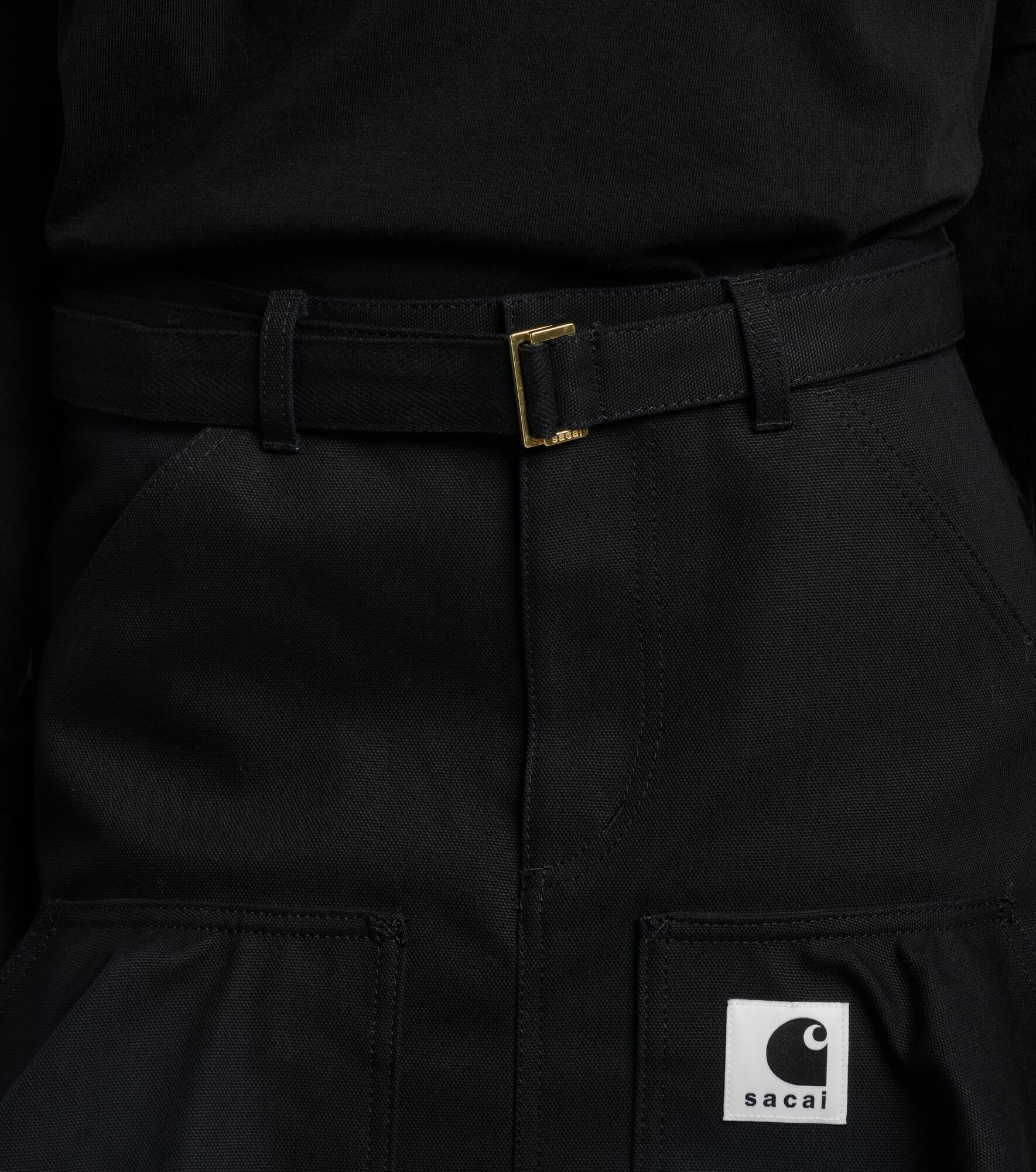 x Carhartt cotton canvas miniskirt - 4