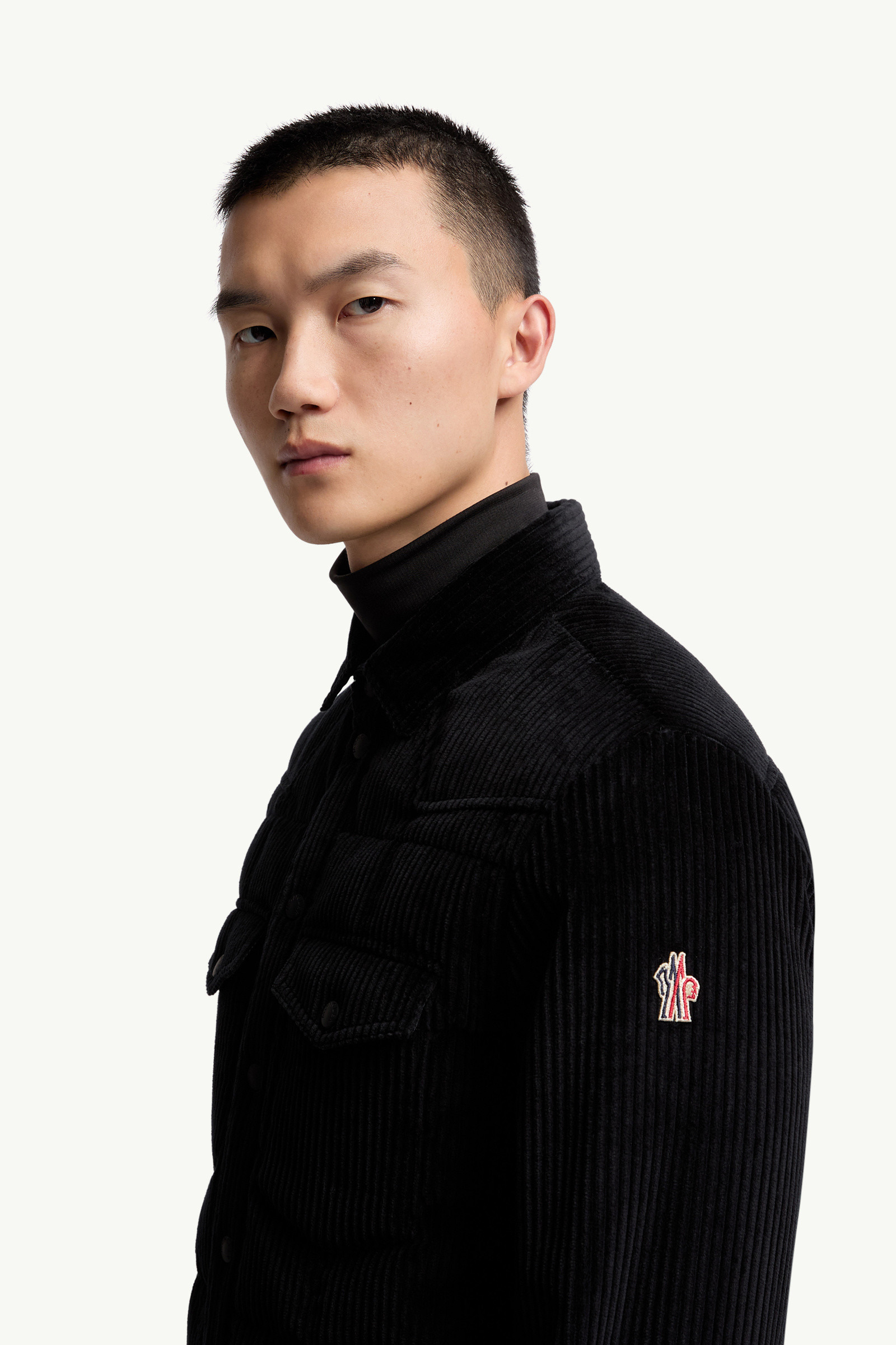 Gelt Corduroy Down Shirt Jacket - 4