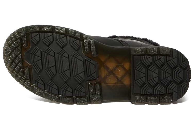 (WMNS) Dr.Martens 1460 Kolbert Wintergrip Faux Fur Lined Boots 'Black' 24015001 - 4