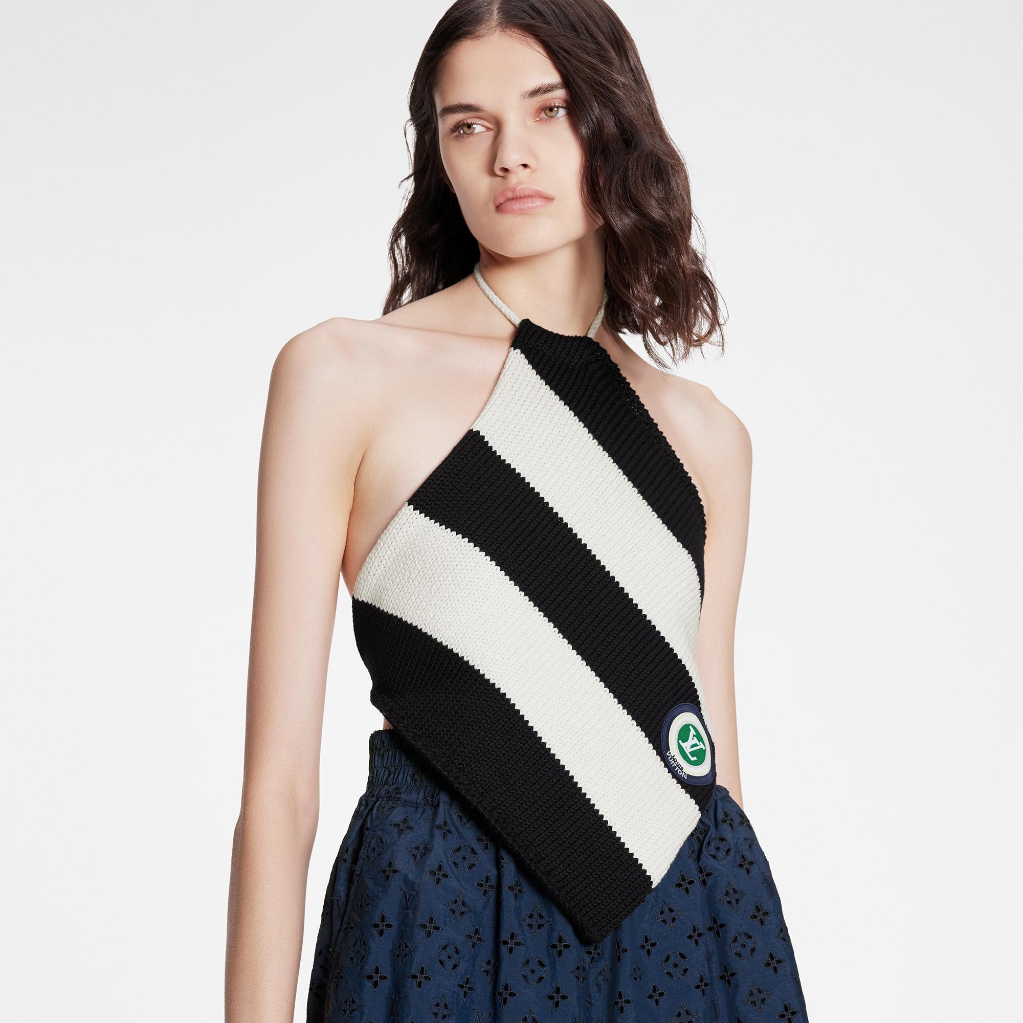 Chunky Stripes Halter Top - 5