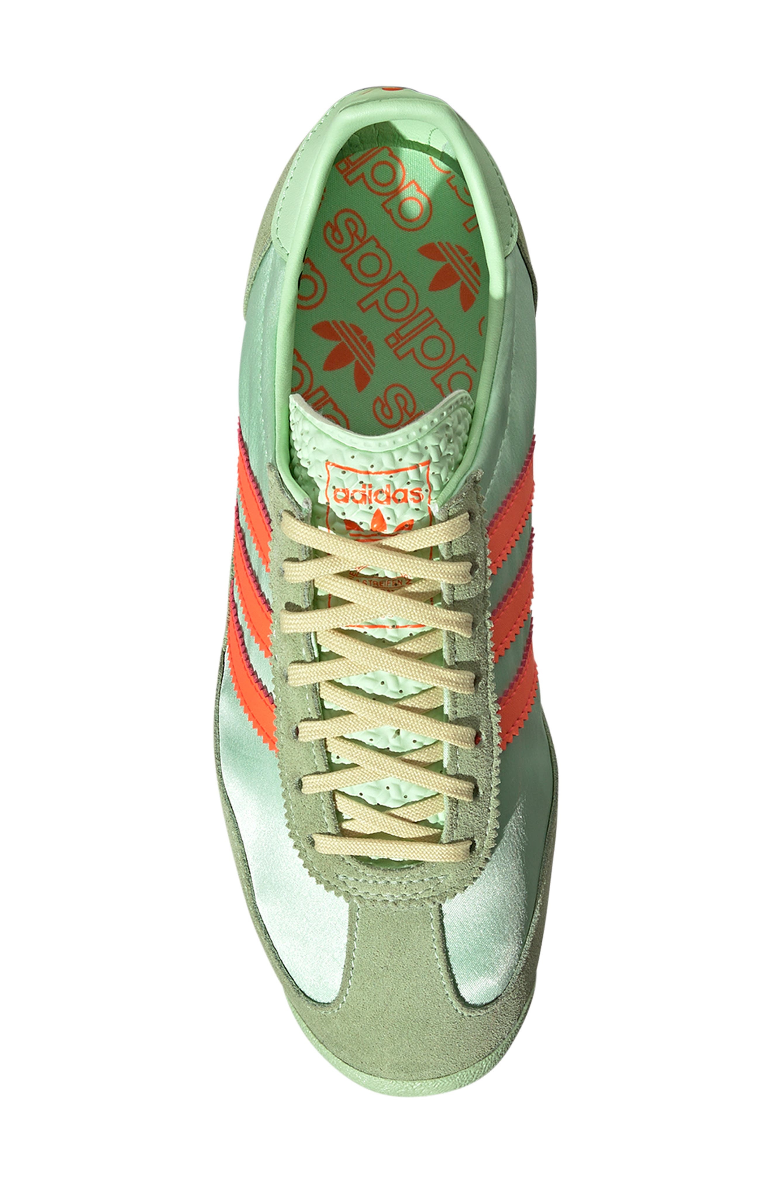 adidas SL 72 Sneaker in Green Spark/Orange/Off White at Nordstrom - 4
