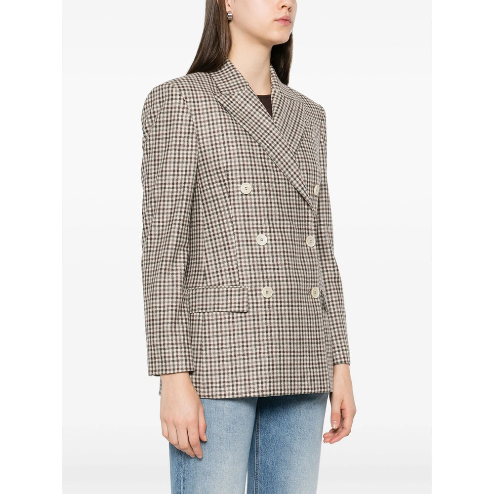 Brunello Cucinelli Neutrals Jackets - Blazers Women - 5