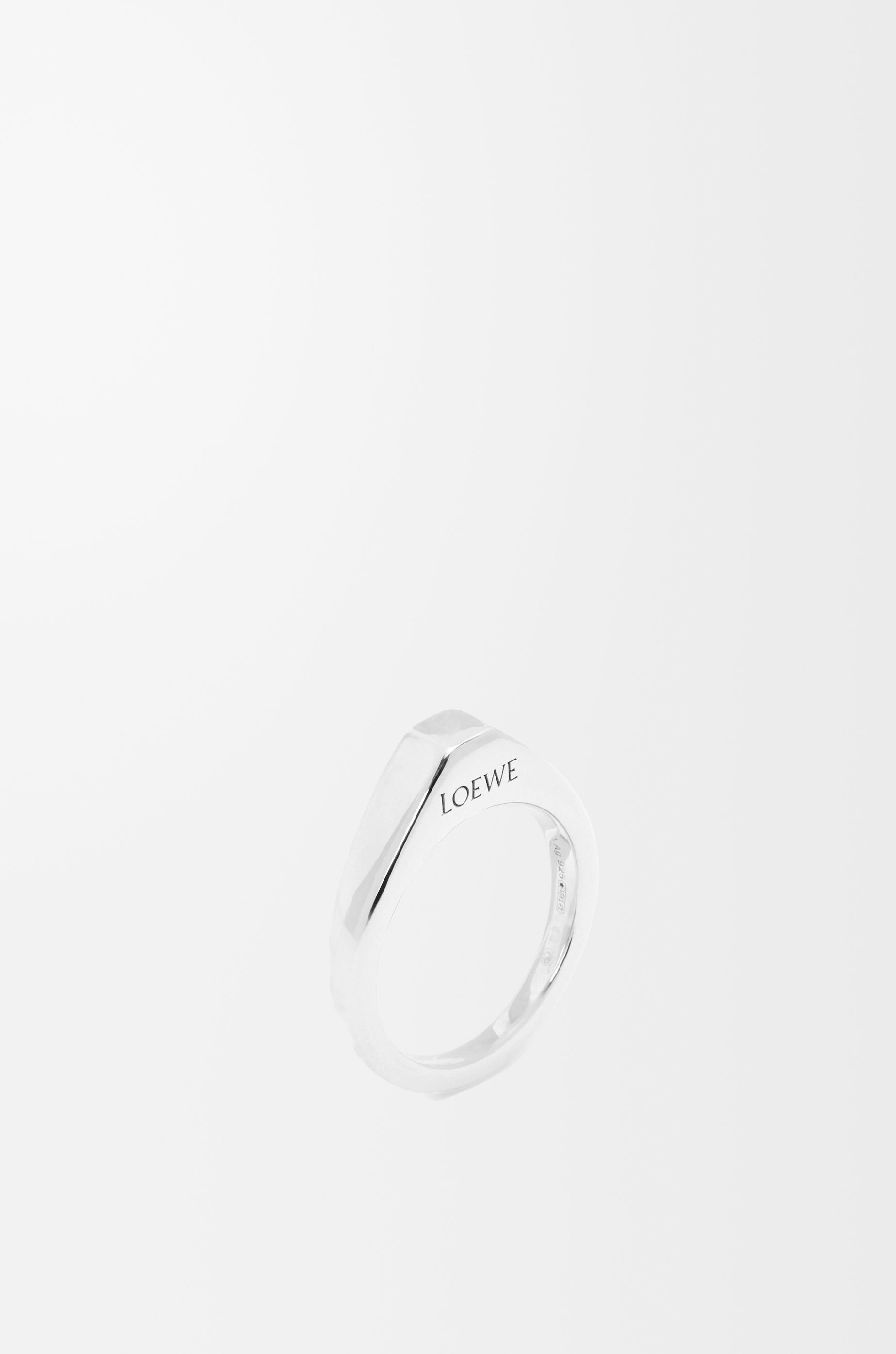 Stirrup ring in sterling silver - 3