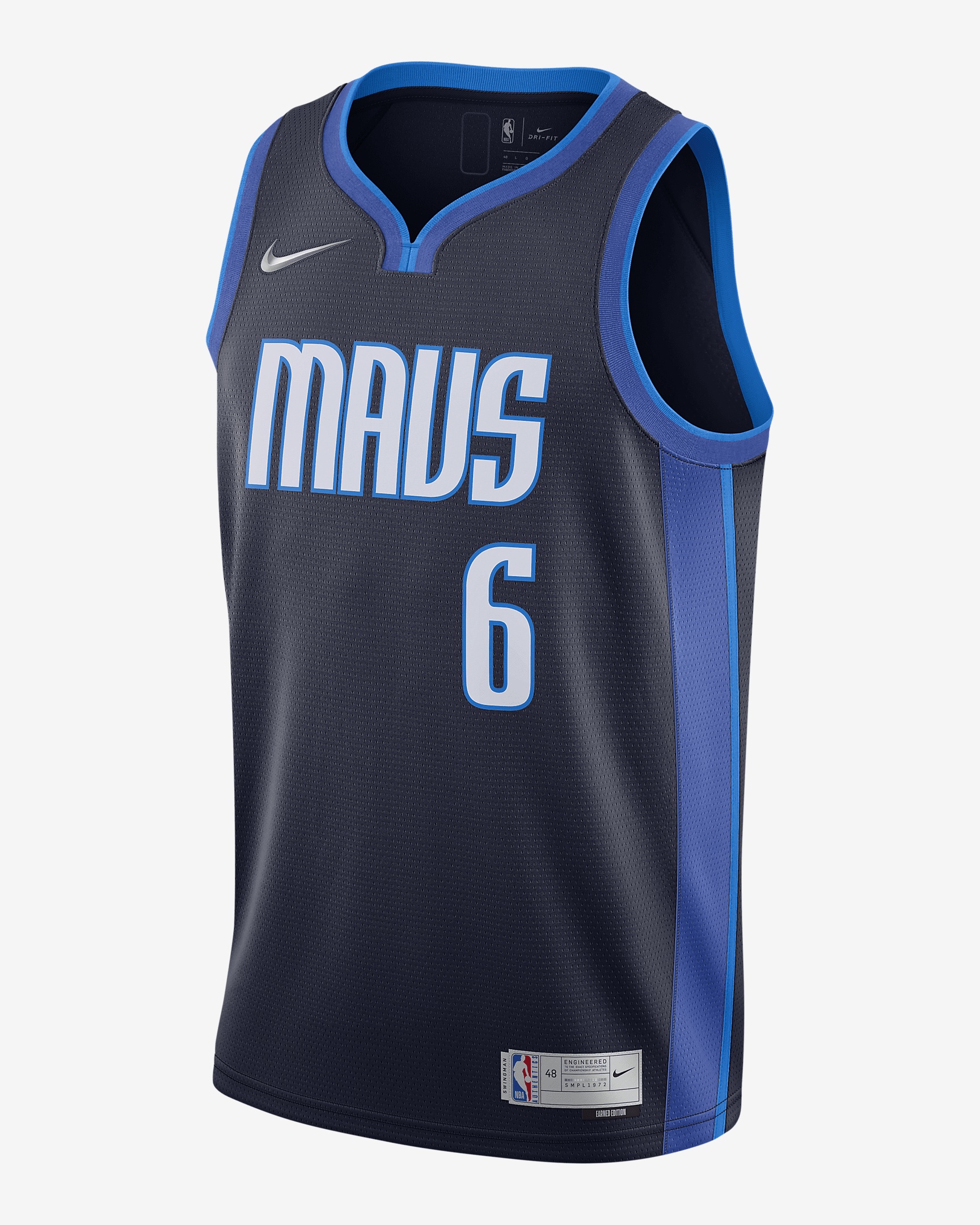 Nike Dallas Mavericks Earned Edition Nike Men's NBA Swingman