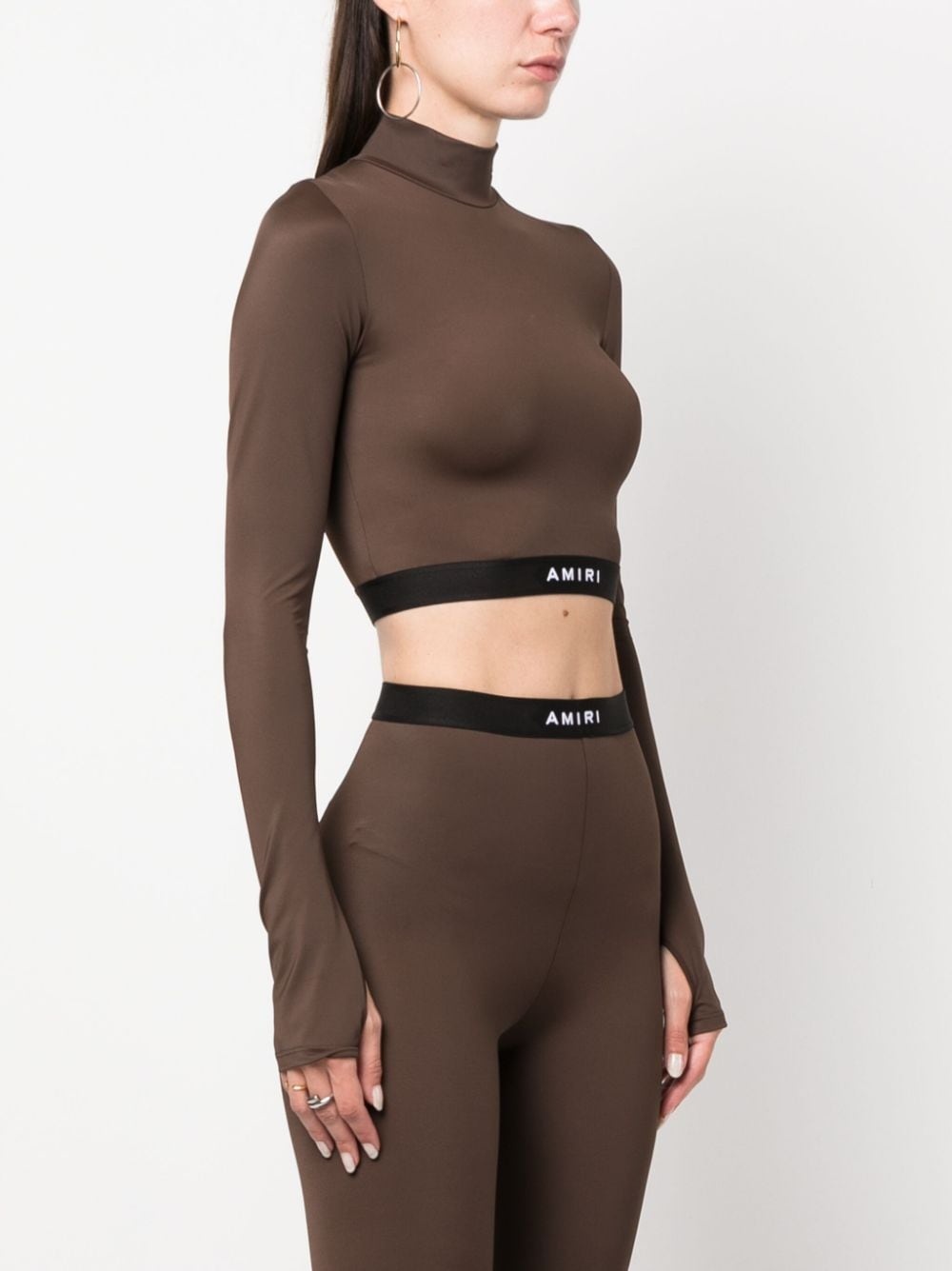 logo-underband crop top - 3