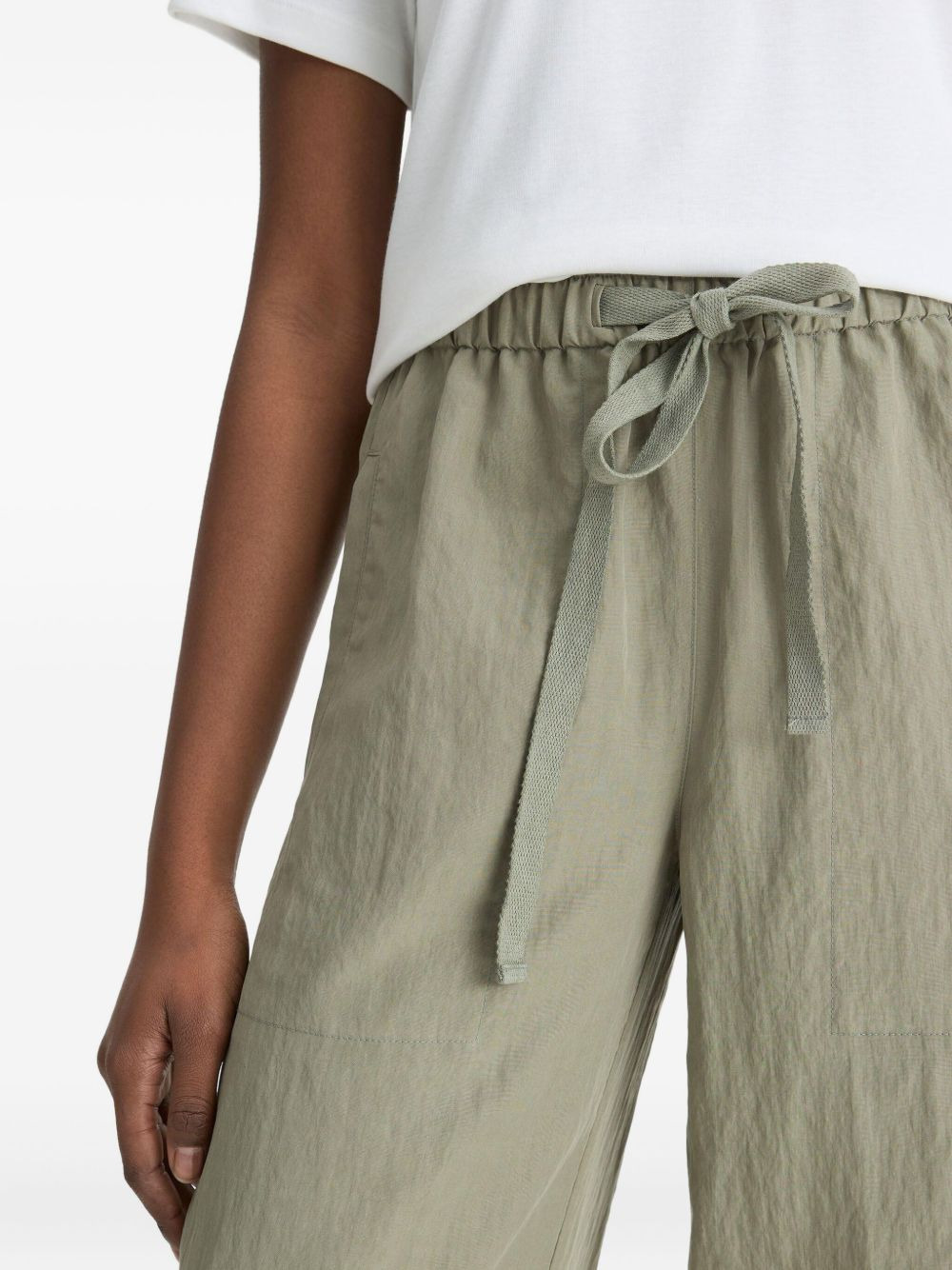 drawstring-waist trousers - 4