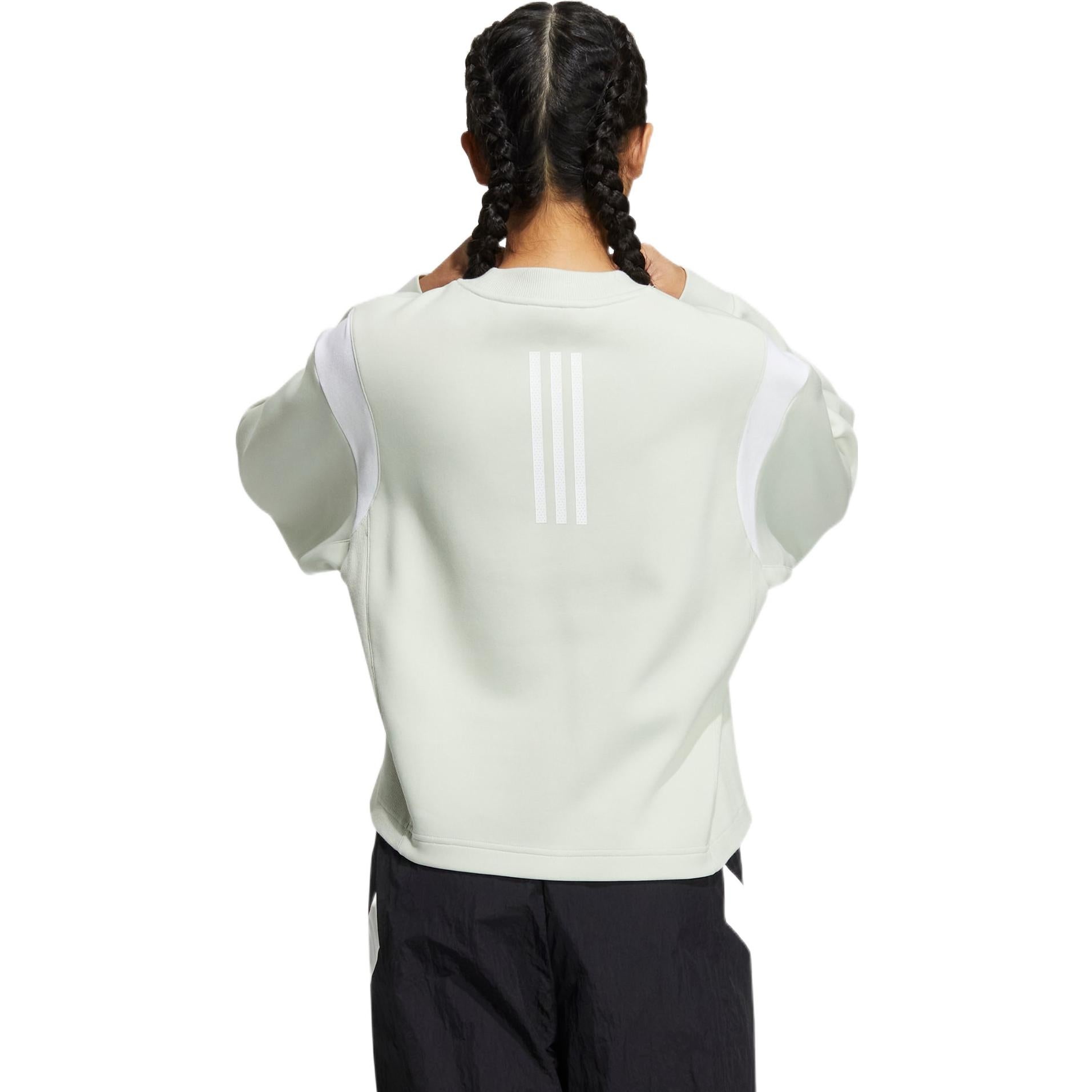 (WMNS) adidas Sport Performance Sweaters 'Olive Green' HR8158 - 3