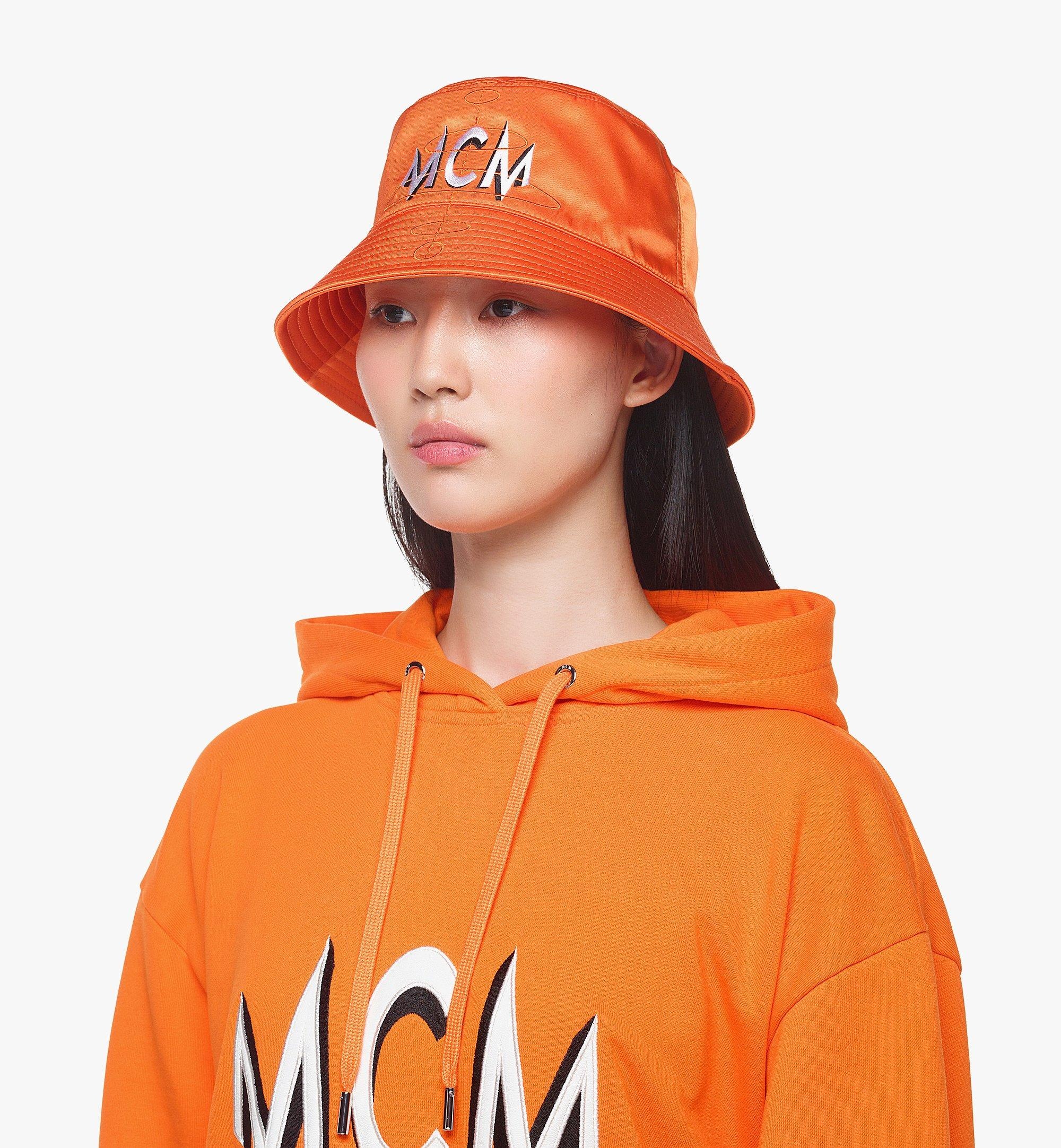 Logo Embroidery Bucket Hat in Nylon Twill - 4