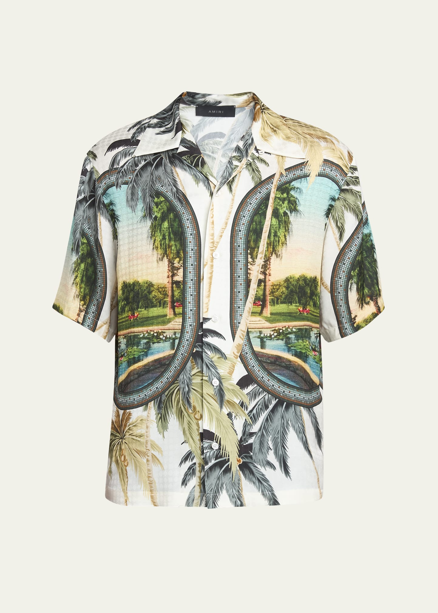 Men's Paradise Short-Sleeve Bowling Shirt - 1