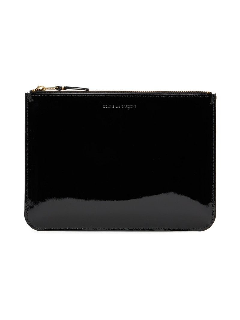 Black Glossy Pouch - 1