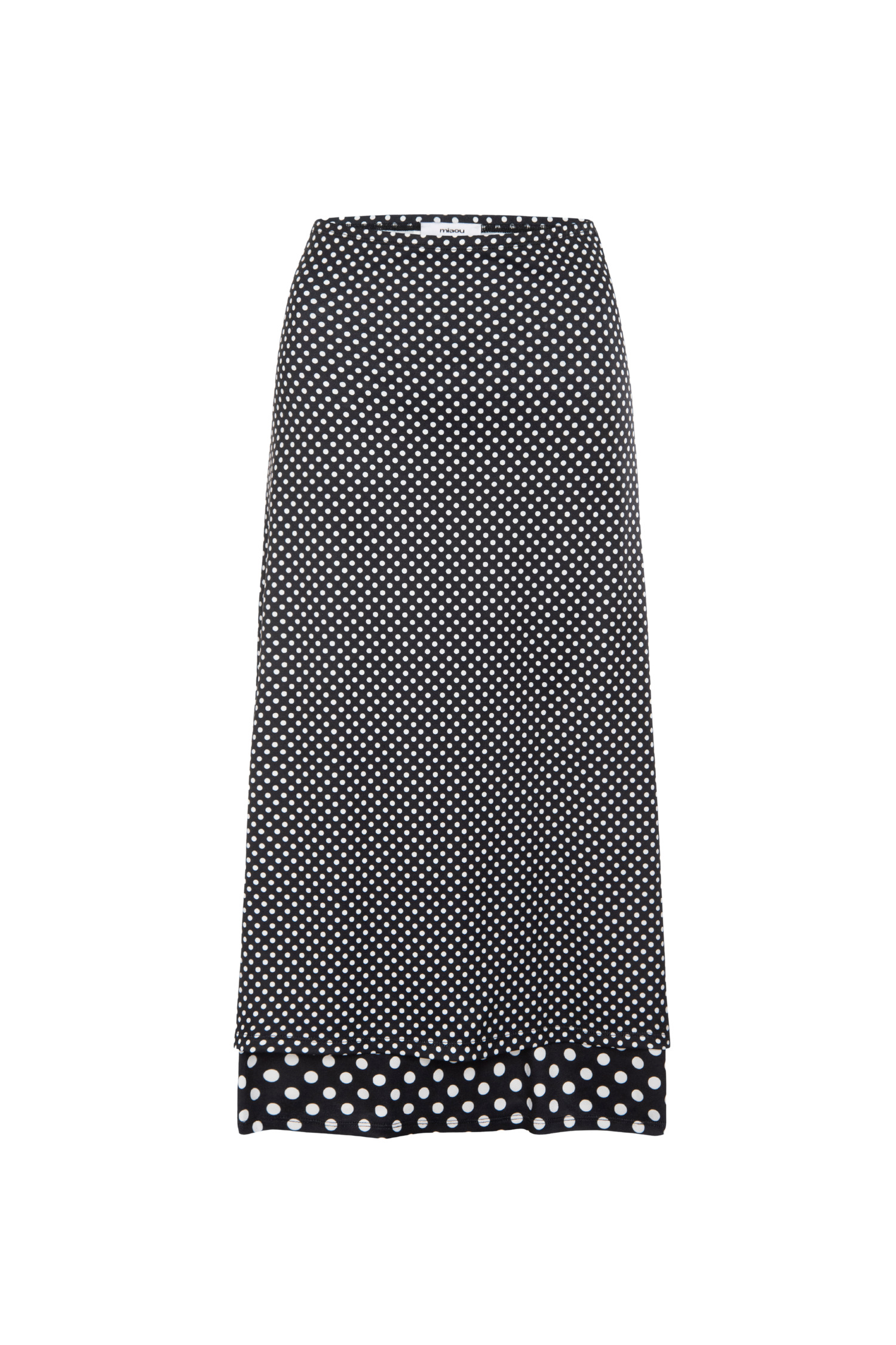 MARIA SKIRT - BLACK AND WHITE POLKA DOT - 2