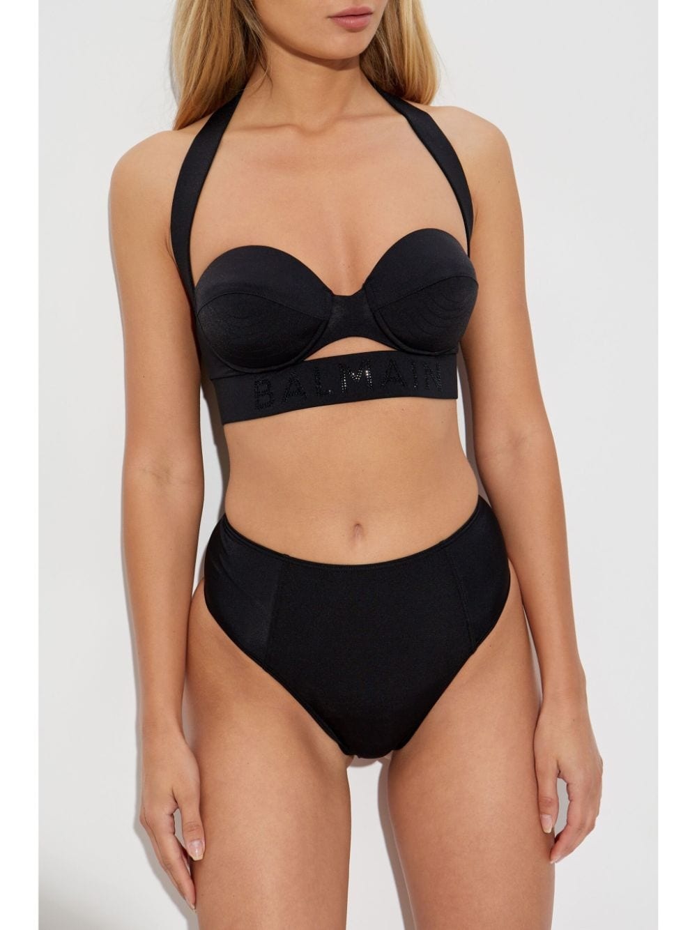 logo-embellished bikini set - 2