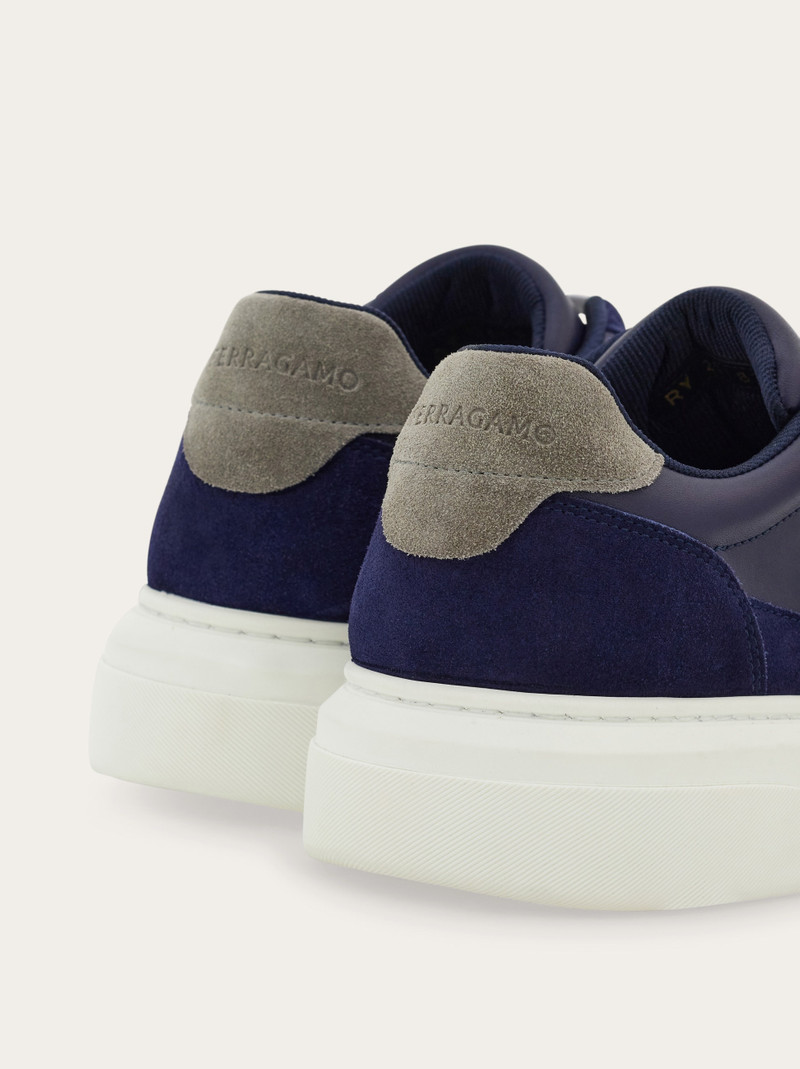 FERRAGAMO Low top sneaker with Gancini outline outlook