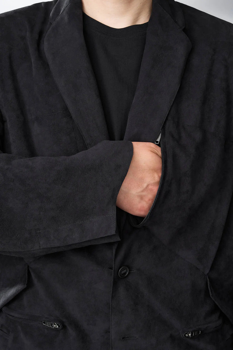 J130-TO Scrim Laced Ultra-Microfiber Blazer 20