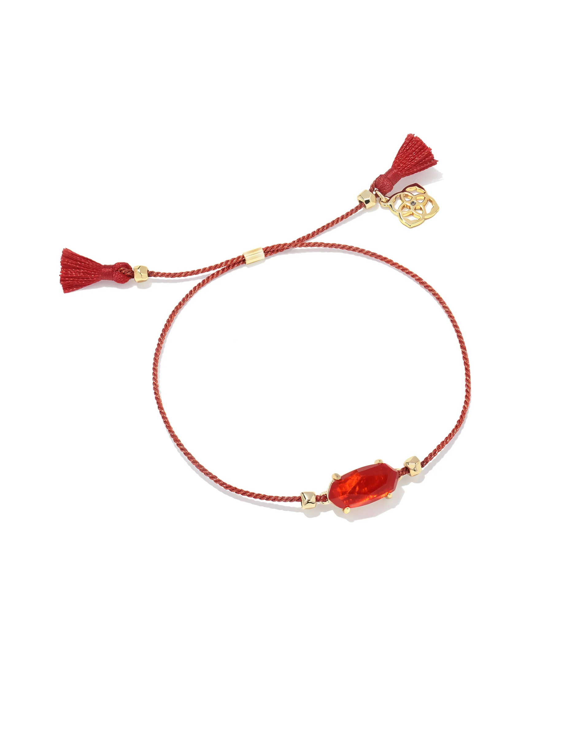 Everlyne Red Cord Friendship Bracelet in Red Illusion - 1