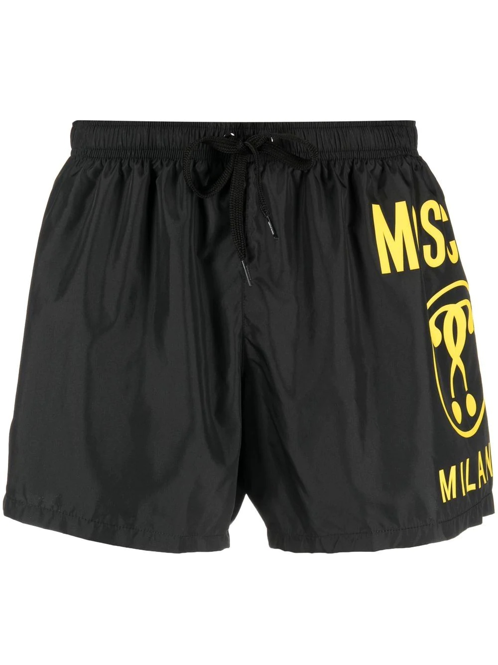 logo-print swim shorts - 1