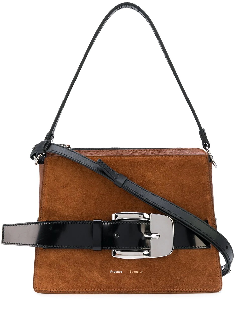 Buckle Trapeze shoulder bag - 1