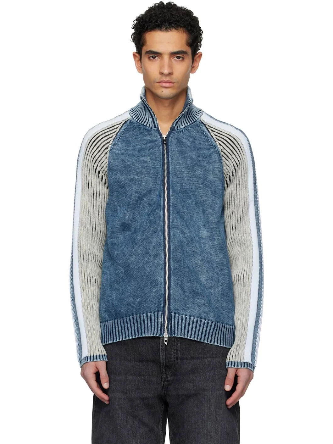 Navy & Gray K-Heronimo Sweater - 1