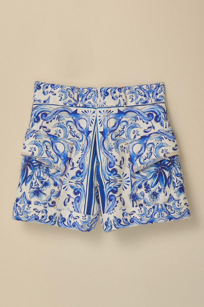 Garden Tiles Plaid Shorts 5