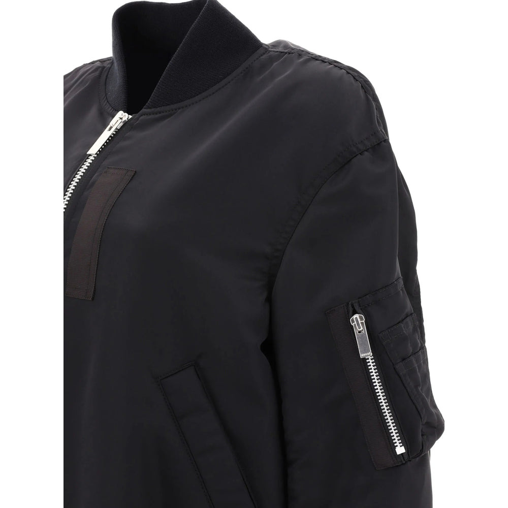 Sacai Black Jackets - Bomber Jackets Women - 3