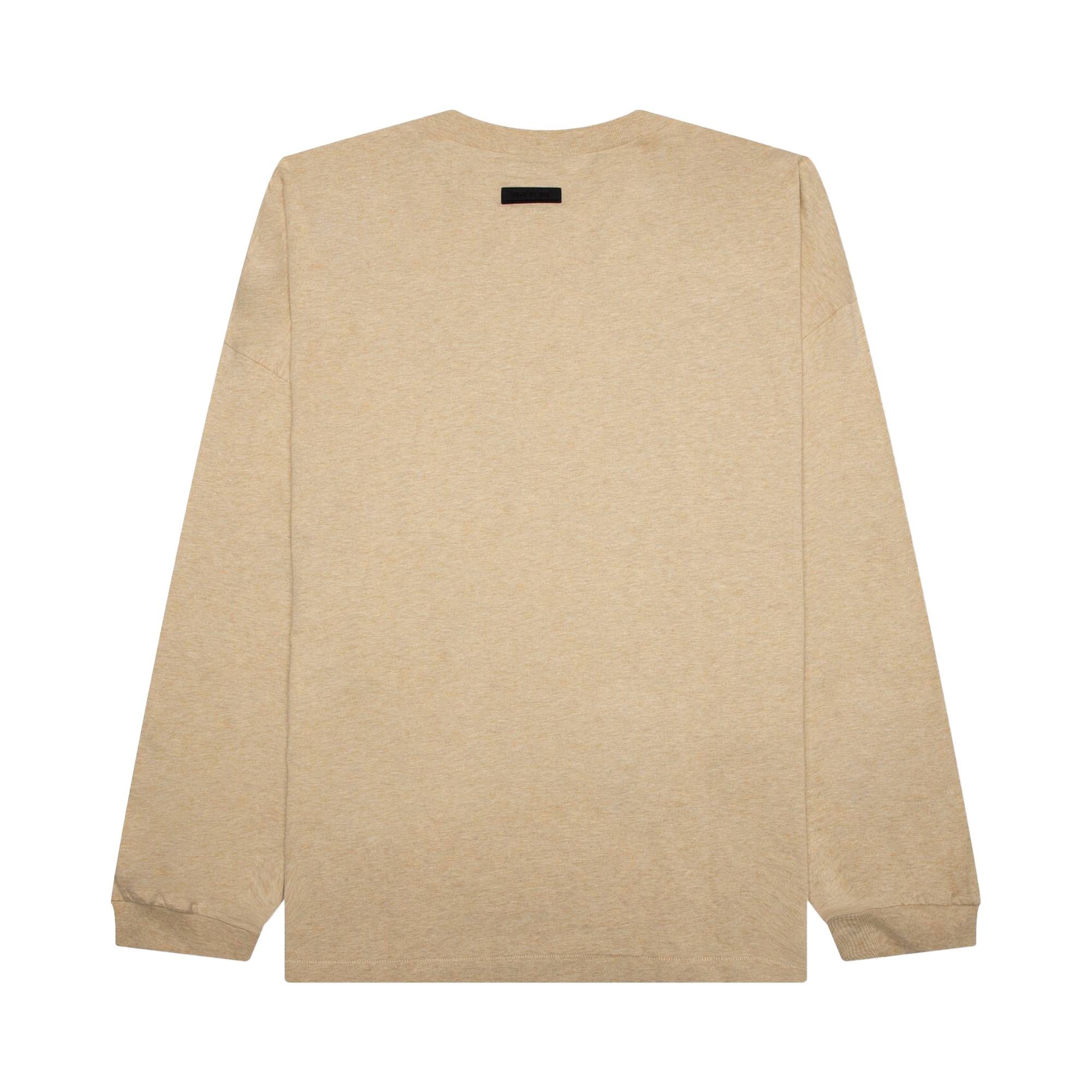 Fear of God Essentials Long-Sleeve Tee 'Gold Heather' - 2