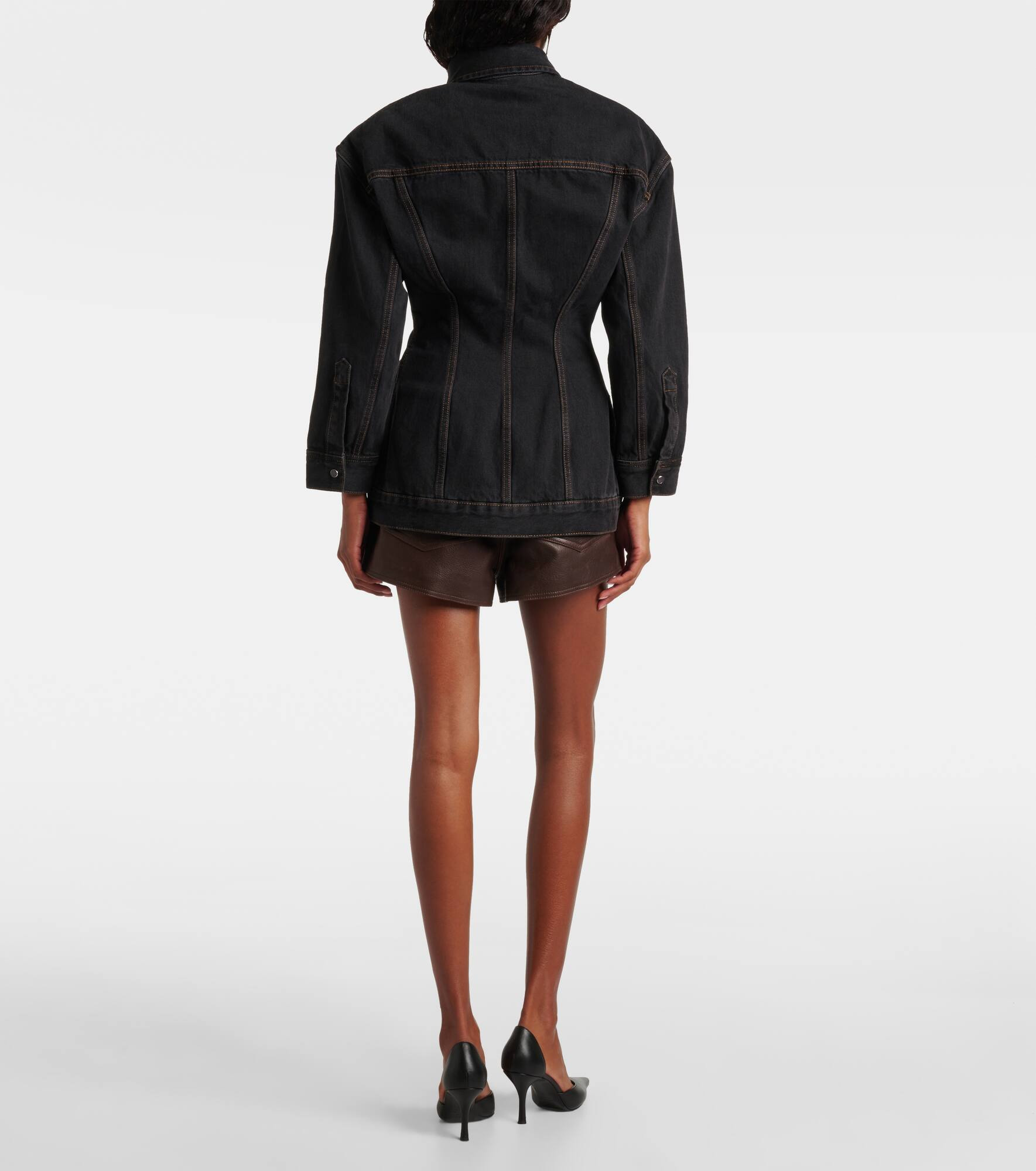 Contour denim jacket - 3