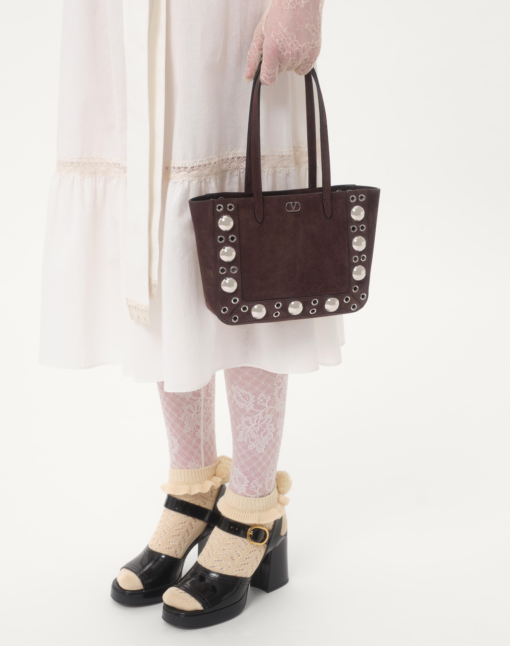 MIDI DRESS IN COTTON MUSLIN - 3