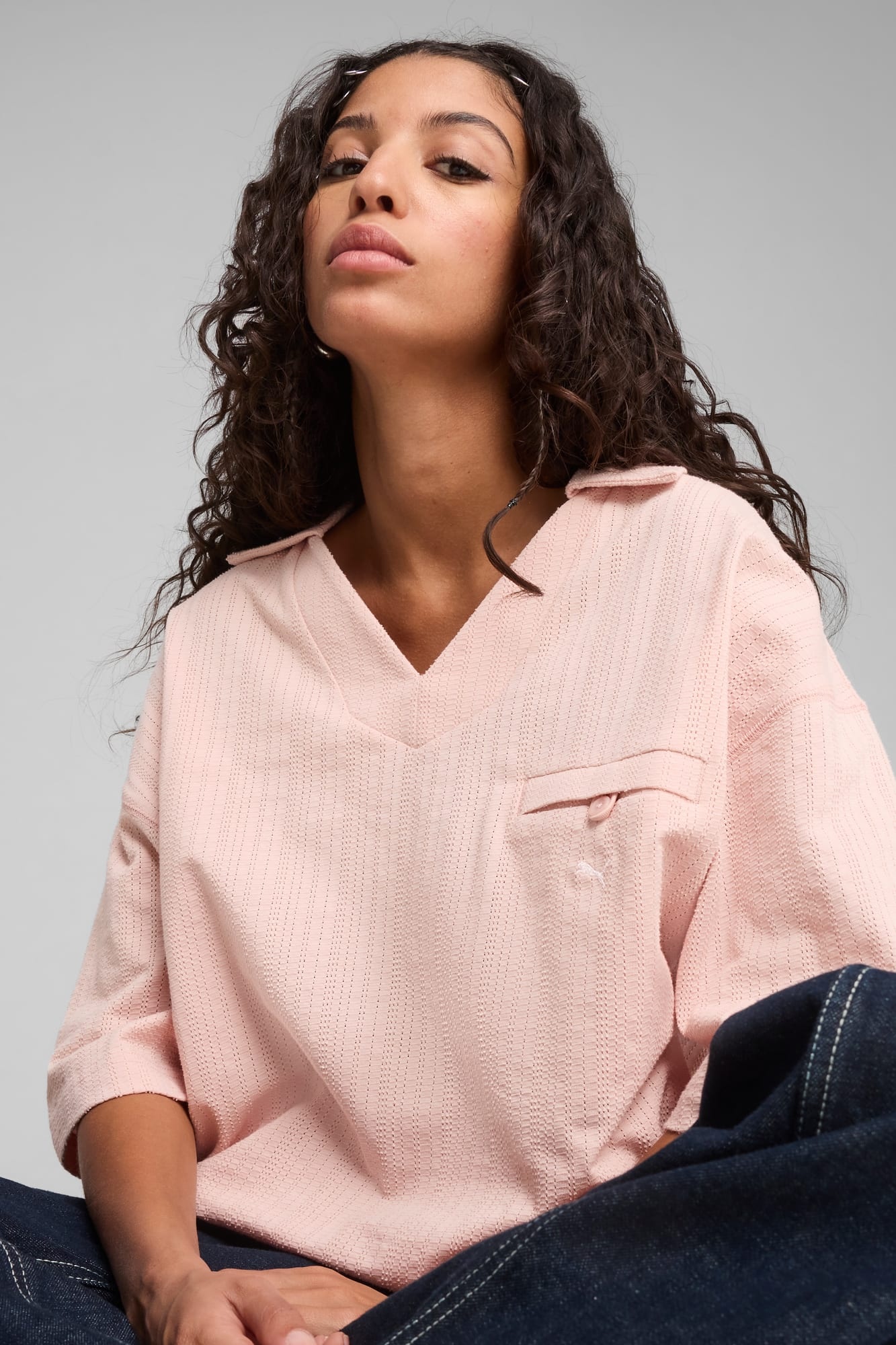YONA Women's Oversized Polo - 7