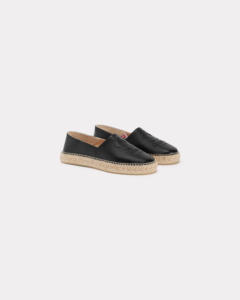 KENZO 'Boke Flower 2.0' special fit leather espadrilles outlook
