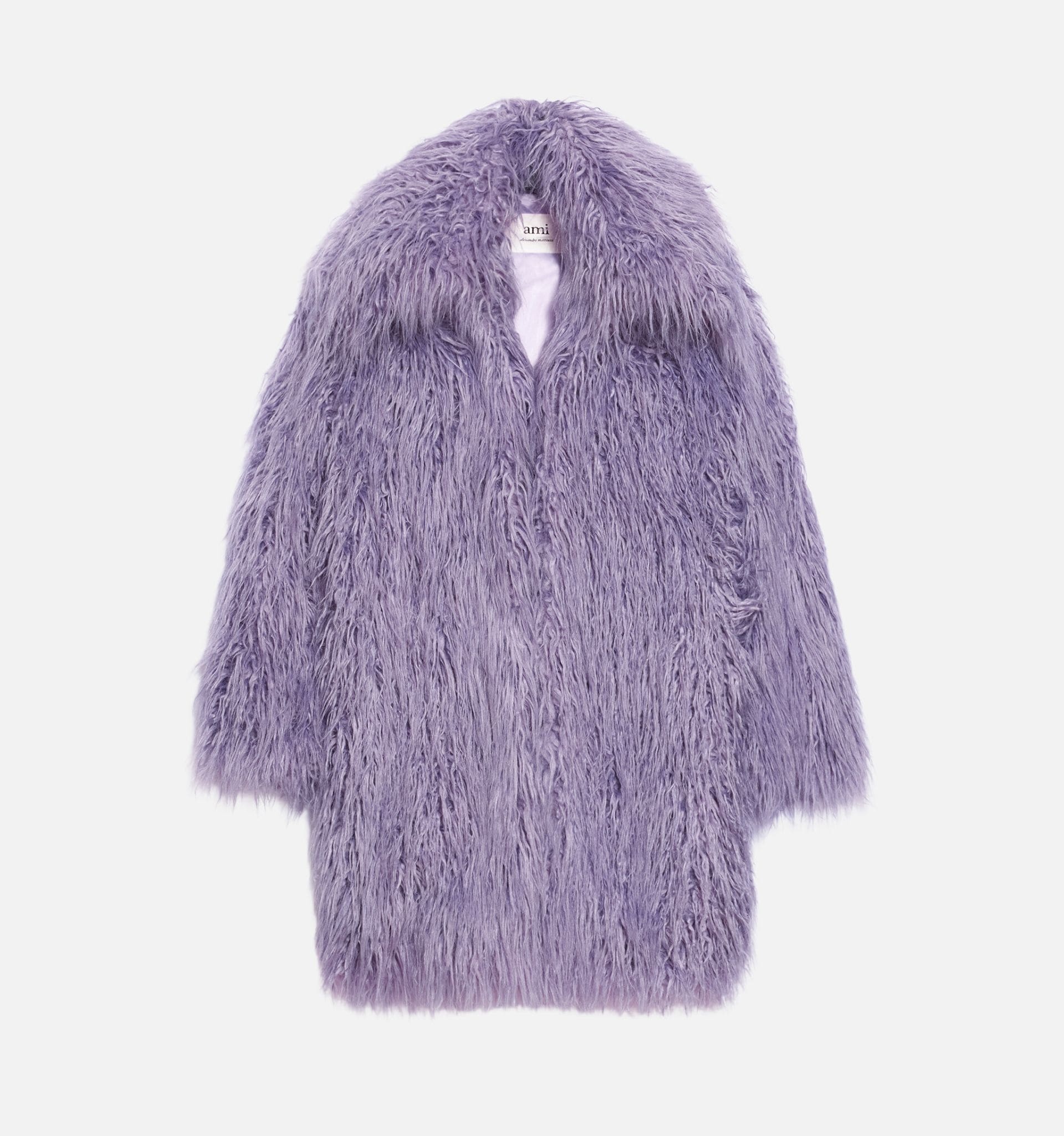 Long Coat in Synthetic Fur - 2