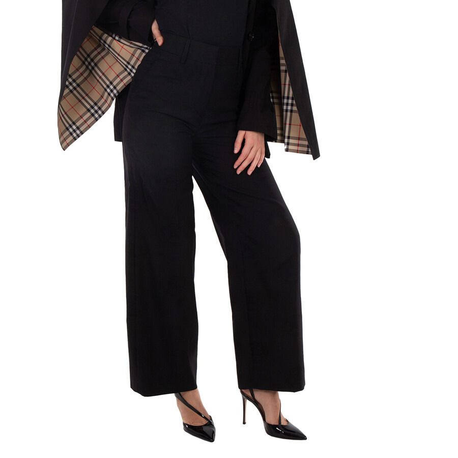 Burberry Black Jane Ekd Trousers - 4