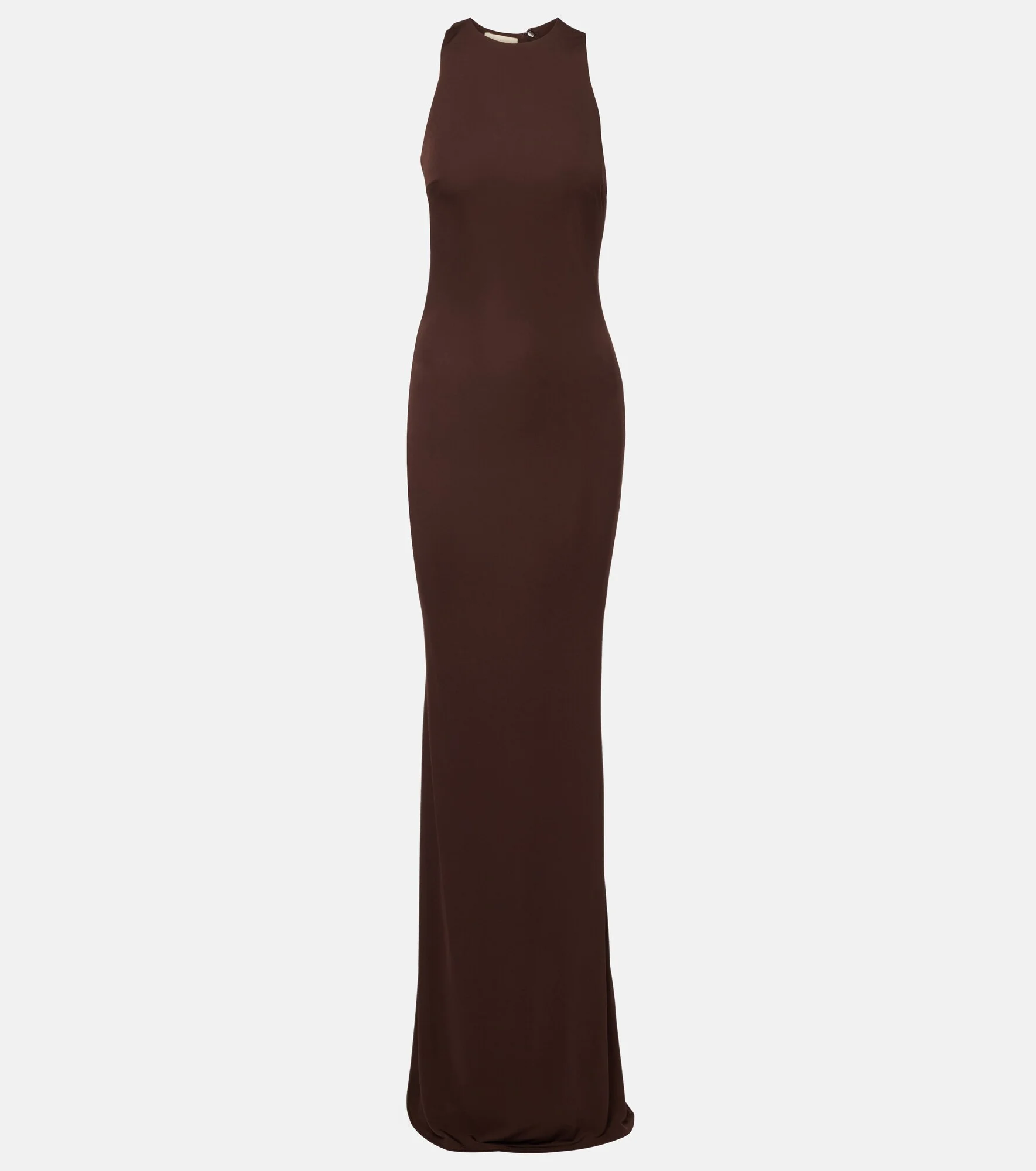 Maha beaded open-back jersey gown - 1