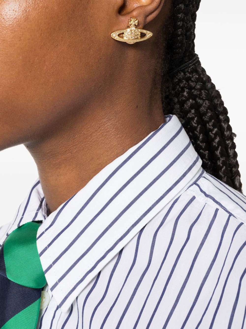 Mini Bas Relief stud earrings - 2