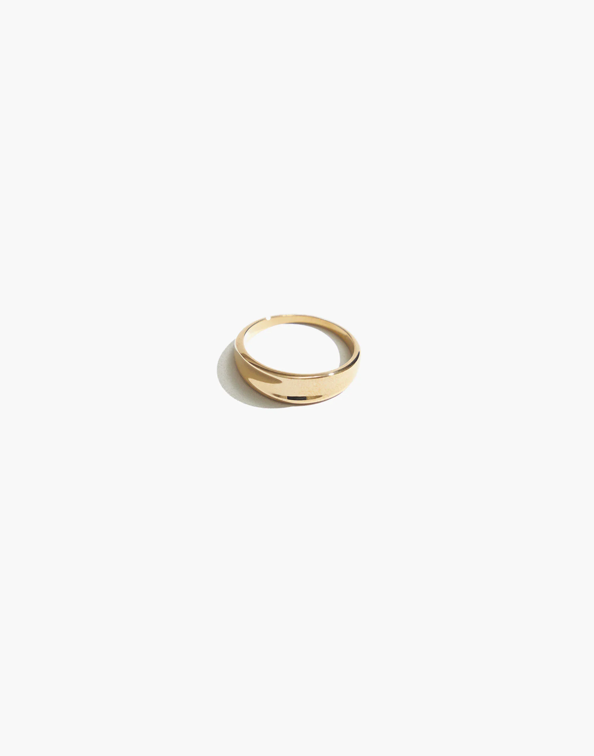 Maslo Jewelry Crescent Ring Gold - 1