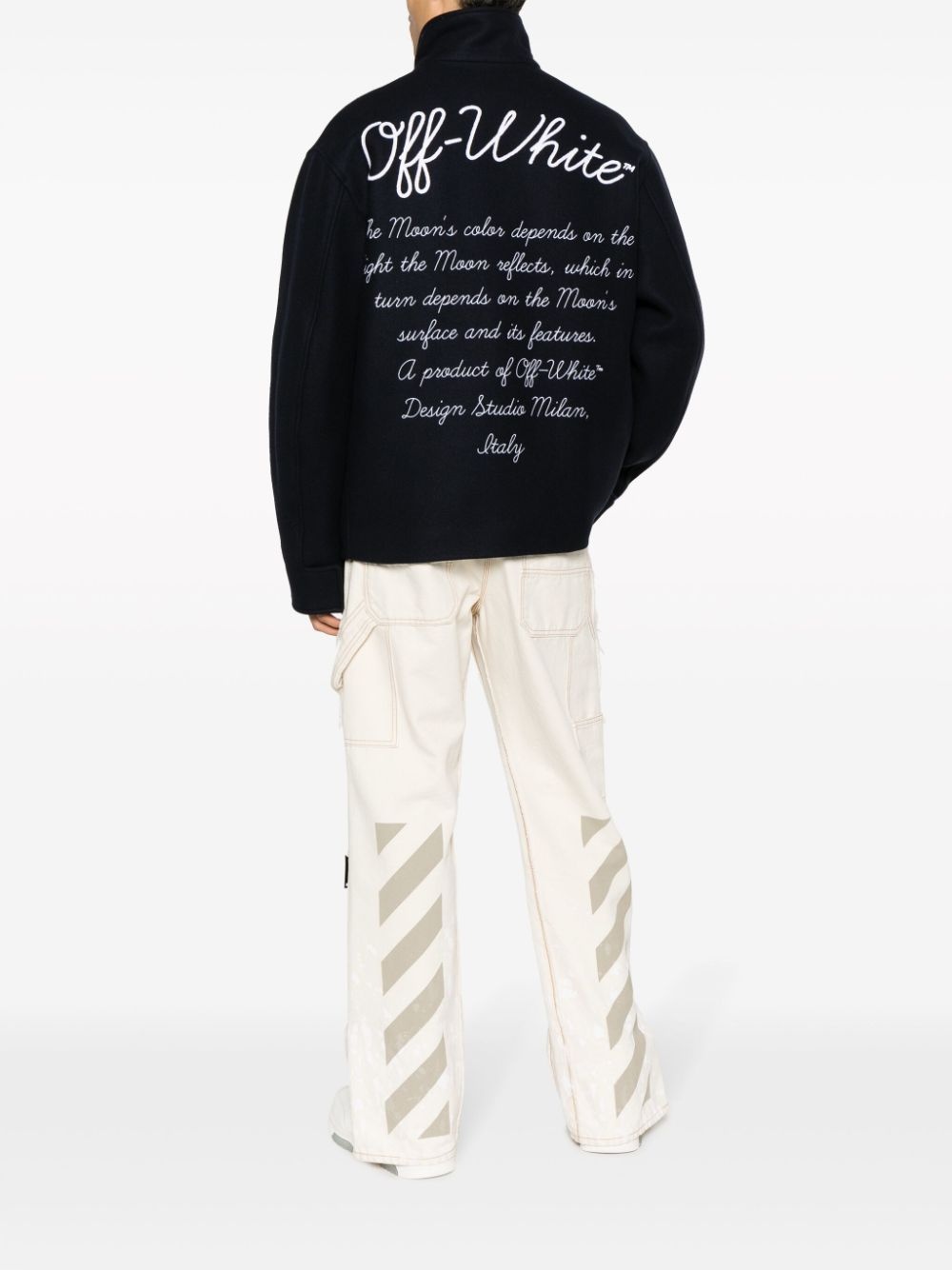 Moon Phase varsity jacket - 2