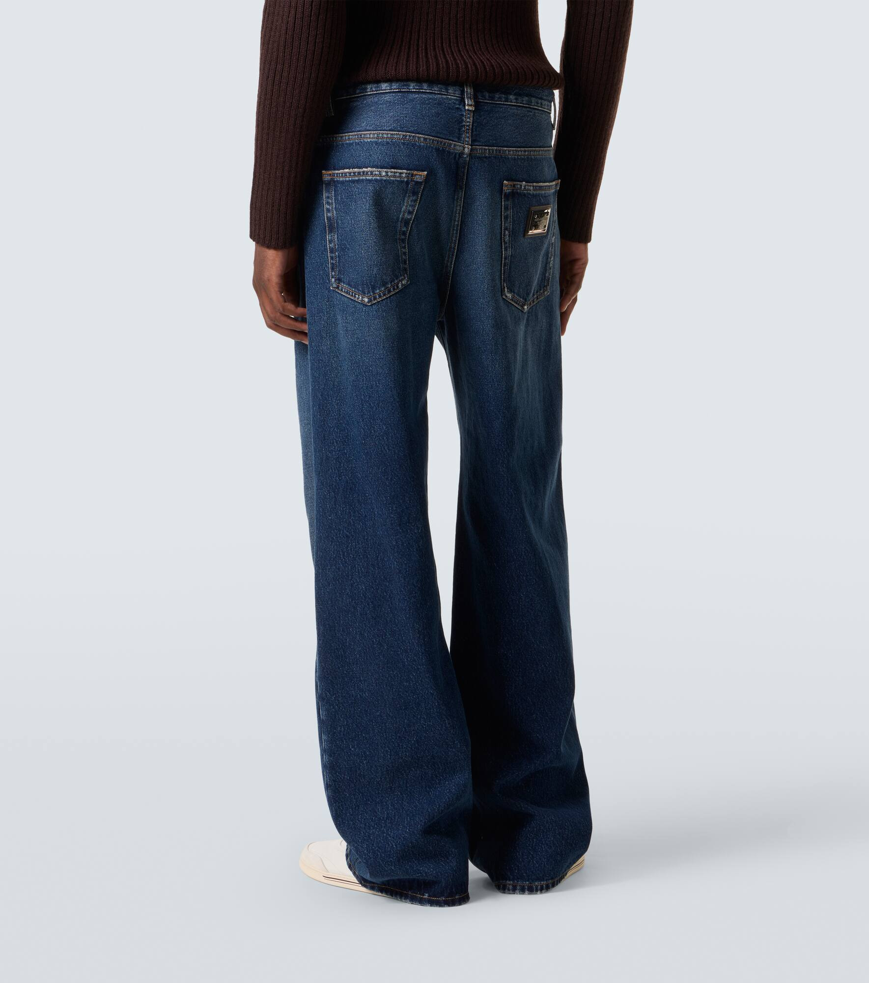 Low-rise wide-leg jeans - 4